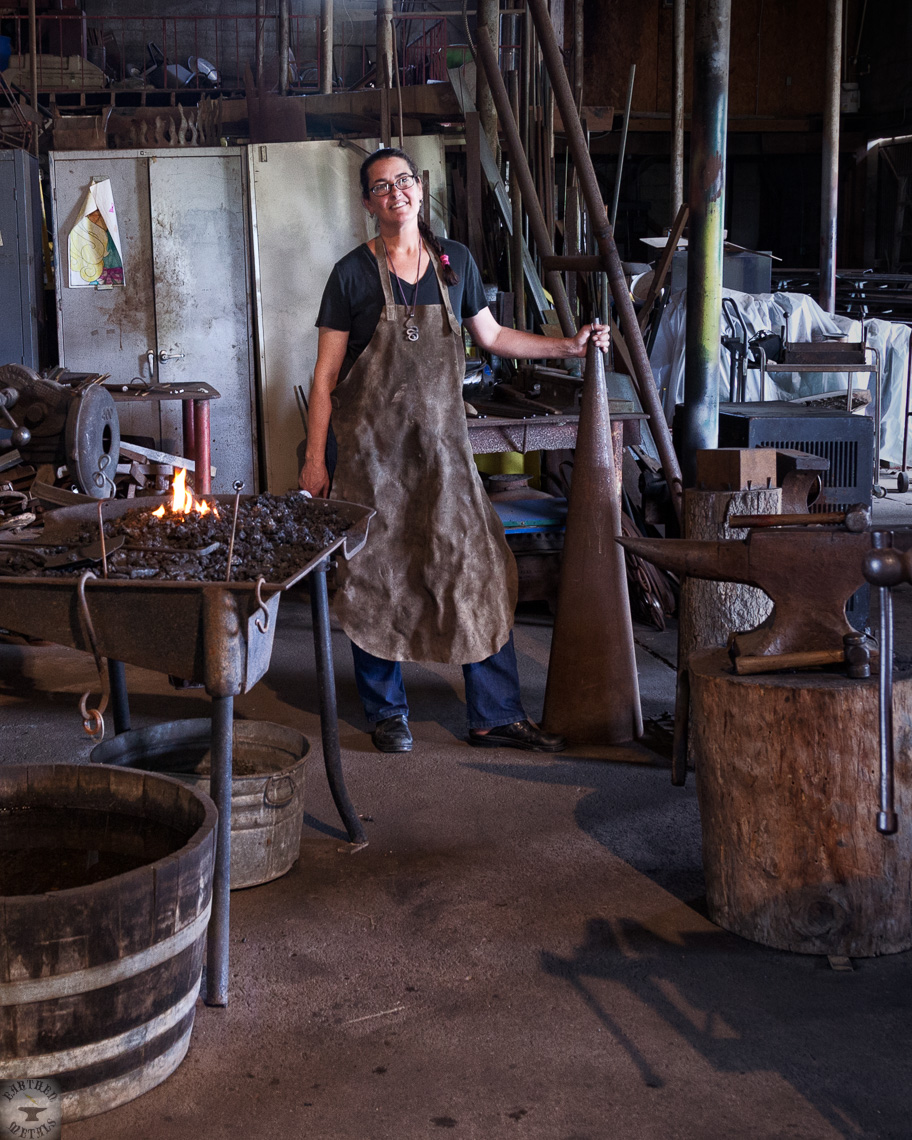 Tiger & Erin Flores, blacksmiths