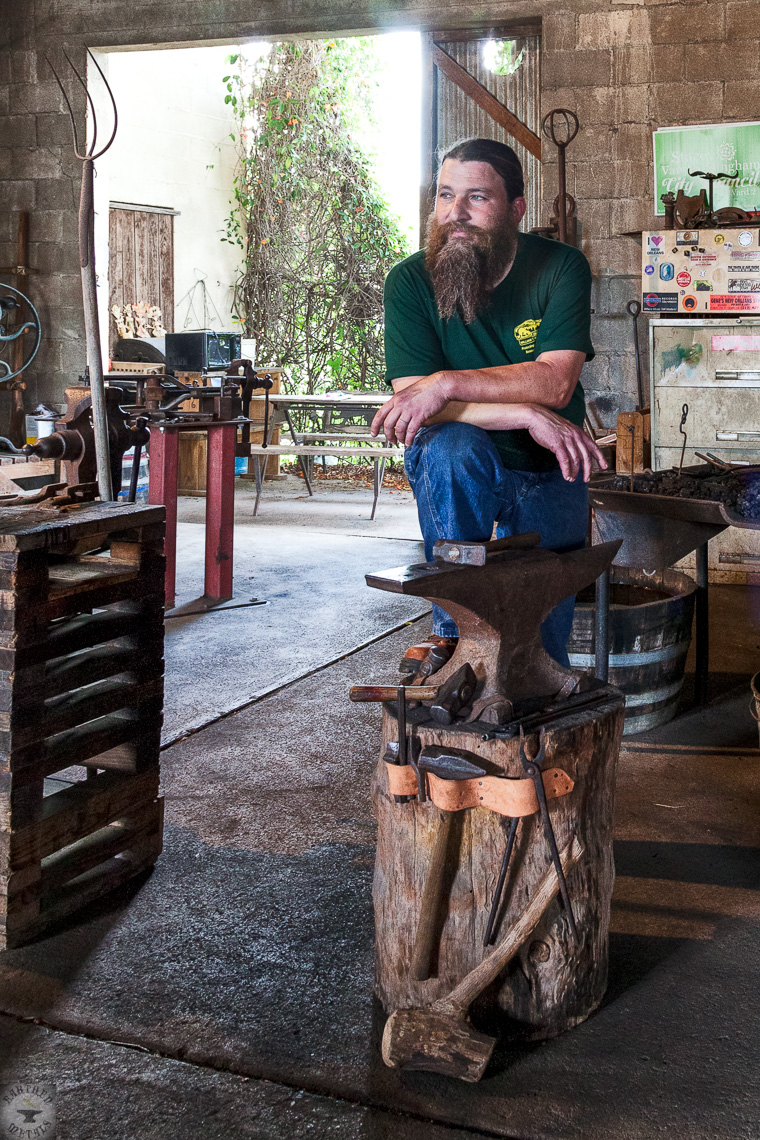 Tiger & Erin Flores, blacksmiths